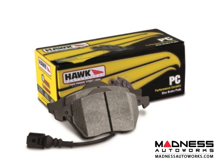 MINI Cooper Performance Brake Pad Set by Hawk Performance - Performance Ceramic - Front (R55 / R56 / R57 / R58 / R59 Models)